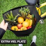 Valkental Grosse wasserdichte Fahrradtasche - 20-28L - Mit Reflektoren
