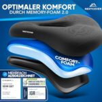 NEXTCOVER® Fahrradsattel - Maximaler Komfort mit Memory-Foam 2.0 & Volume-Air Federung
