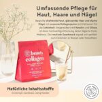 Alpha Foods Beauty Collagen Pulver (400g) - Kollagen Hydrolysat Peptide Type I, II, III & IV - Hochdosiert Kollagenpulver mit Hyaluronsäure, Elastin, und Keratin