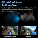 Insta360 X4 – 8K 360° Action-Cam, 4K Weitwinkel, Unsichtbarer Selfie-Stick, 135 Min Akku, Wasserdicht, KI-Stabilisierung