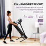 Sportstech F10 Laufband Klappbar – App-Funktion, Schmierung, 13 Programme, 10 km/h, 120 kg