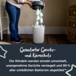 Tommee Tippee Nachfüllkassetten für Twist & Click – Nachhaltiger Antibakterieller GreenFilm – Bild 4
