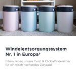 Tommee Tippee Twist and Click Advanced Windeleimer, umweltfreundliches System