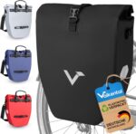 Valkental Grosse wasserdichte Fahrradtasche - 20-28L