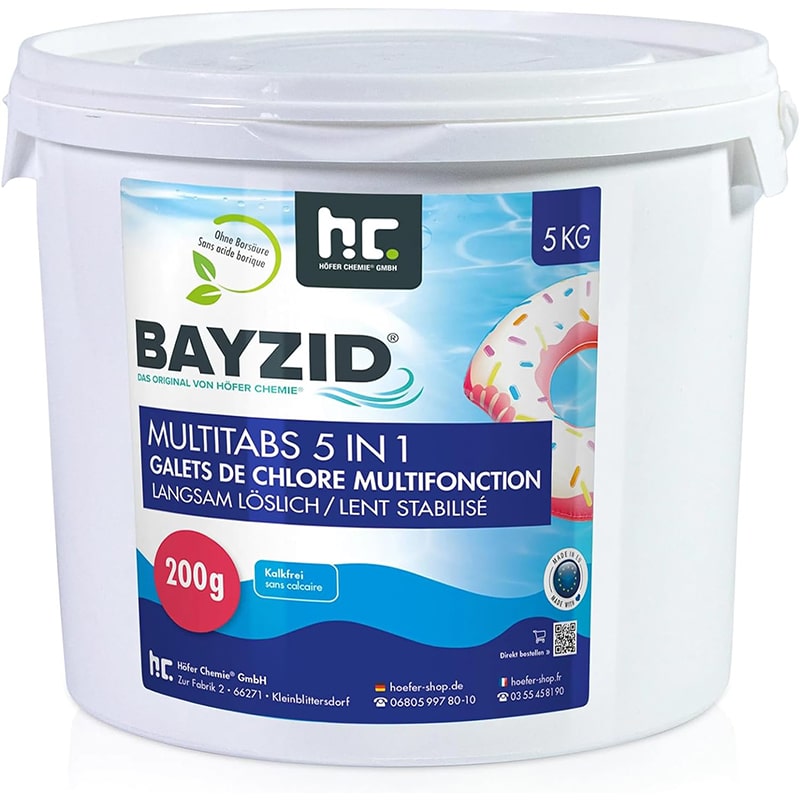 BAYZID 5-in-1 Chlor Multitabs 200g