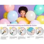 Helium XXL für 50 Ballons – Einwegbehälter zum leichten Befüllen