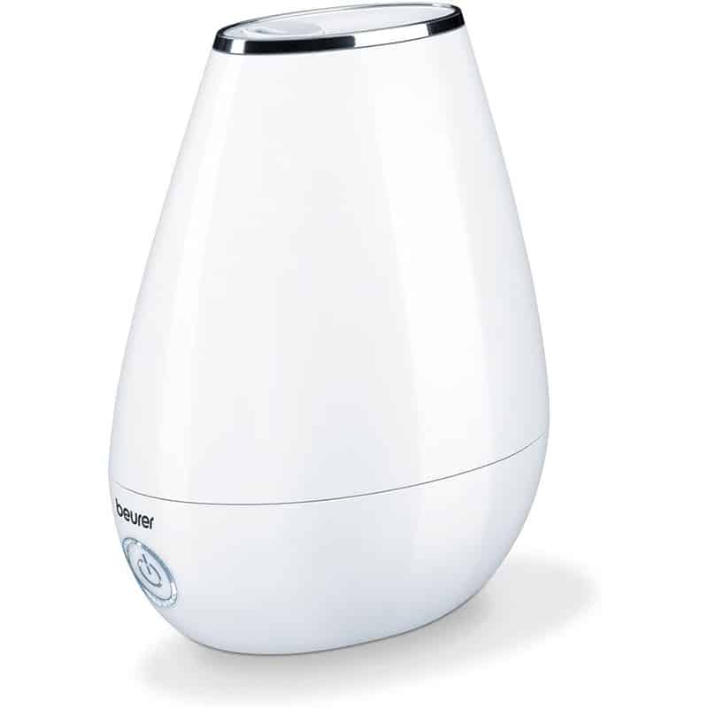Beurer LB 37 Luftbefeuchter mit mikrofeiner Ultraschall-Zerstäubung, leiser Nachtmodus, Aromafunktion