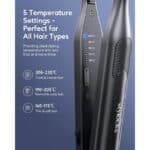 Mini Profi-Glätteisen: 15S Schnellheiz, Titanplatten, Einstellbare Temperatur