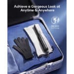 Mini Profi-Glätteisen: 15S Schnellheiz, Titanplatten, Einstellbare Temperatur