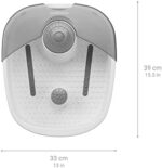 Medisana Fusssprudelbad mit Fussreflexzonenmassage, Vibration & Warmhaltefunktion, bis Schuhgrösse 44/46