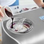 SPRINGLANE Eismaschine Elli 1,2 L mit Selbstkühlkompressor, Edelstahl, Rezeptheft