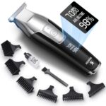 RENPHO Profi Haarschneider, 0mm T-Klingen-Trimmer mit LED-Anzeige