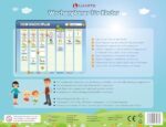 LIKARTO Wochenplaner Kinder - Montessori Magnettafel inkl. 198 Magnete & Kordel - Komplett beschreib- und abwischbar - Förderung der Selbstständigkeit