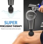 RENPHO Elektrische Massagepistole mit Verstellbarem Arm & 6 Köpfen