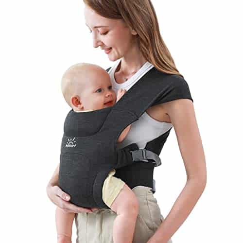 MOMTORY Babytrage - Komfortabel ab Geburt bis Kleinkind (3-12kg)