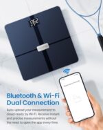 RENPHO WLAN Smart Waage mit Körperfett- und Muskelmessung, Bluetooth & App-Sync
