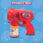 JOYIN 2 Seifenblasenpistolen mit Nachfüll-Lösung (294 ml) für Kinder, Outdoor & Party Favors