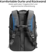 tomtoc Reiserucksack, TSA-freundlich, Wasserabweisend, für 15,6-17 Zoll Laptop, 28L & 40L