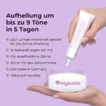 OnlySmile Zahnbleaching Set – Professionelles All-in-One Teeth Whitening Kit für sofort weisse Zähne