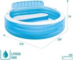 Intex 57190NP - Familien-Lounge-Pool, 229 x 218 x 76 cm, Bunt – Bild 4