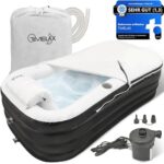 TIMELAX® Aufblasbare Badewanne mit Ergonomischer Rückenlehne