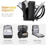 MARK RYDEN wasserdichter Reiserucksack, 40 l, Business-Rucksack mit USB-Ladegerät, geeignet für 15,6-Zoll-Laptop für Männer