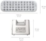 Medisana Luftsprudelbad - Whirlpoolmatte mit Aromaspender, Timer und 3 Intensitätsstufen