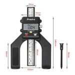 Preciva Digitaler Tiefenmesser 0-80 mm, Holzbearbeitung & Maschinenbau