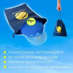 MOVEMATE Tennis-Trainer Set mit Wilson® Ball - Innovatives Ballspiel für Draußen | Inkl. Transporttasche & Übungsvideos