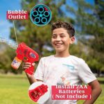 JOYIN 2 Seifenblasenpistolen mit Nachfüll-Lösung (294 ml) für Kinder, Outdoor & Party Favors