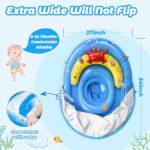 LAYCOL Schwimmring Baby - UPF50+ Sonnendach & Spielzeug , 6-36 Monate