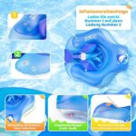 LAYCOL Schwimmring Baby - UPF50+ Sonnendach & Spielzeug , 6-36 Monate