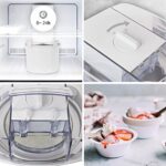 Duronic IM540 Speiseeisbereiter | Joghurt Maker | 1,5 L Eiscreme | Softeismaschine | Ohne Kompressor | Digitales Display