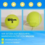 MOVEMATE Tennis-Trainer Set mit Wilson® Ball - Innovatives Ballspiel für Draußen | Inkl. Transporttasche & Übungsvideos