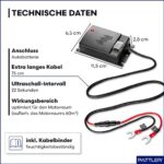 PATTLER® Auto Marderschreck mit 12V Anschluss & Ultraschall - Effektiver Marderschutz