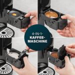 PRINCESS 4-in-1 Multikapsel-Kaffeemaschine, 1450W, BPA-frei,