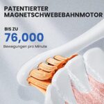 Oclean Flow Schallzahnbürste - 180 Tage Akku, 5 Modi, DuPont Kopf, Timer