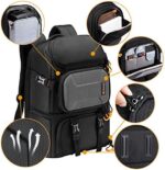 TARION Wasserdichter Kamerarucksack für DSLR - Grosse Tasche mit Laptopfach