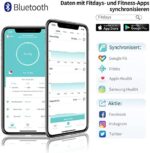 Lepulse Lescale F4 Pro Körperanalysewaage, 15 Körpermasse,