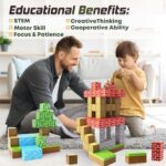 Toylogy Magnetische Bausteine - Magnetisches Spielzeug für Kinder ab 3 Jahren