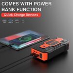 NEXPOW 2500A Powerbank - Portable Auto Batterie Booster mit intelligentem Starthilfekabel