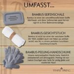 Ausziehbare Bambus-Badewannenablage mit Halterungen für Kerzen, Weinglas, Buch, Tablet, iPad und Telefon