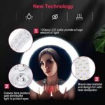 LED-Ringlicht mit Stativständer, Selfie-Ringlicht, 48,3 cm, LCD-Display, Touchscreen, dimmbares Licht für Make-up