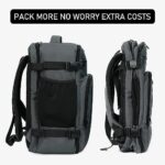 ECOHUB Ryanair Handgepäck Rucksack 40x20x25, 20L, Wasserdicht, Recycelt