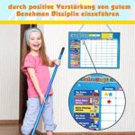 Kinder Belohnungstafel - Lernen, Verantwortung & Sauberkeitstraining