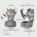 Bellababy Babytrage, All-In-One für Neugeborene & Kleinkinder (0-36 Monate)