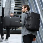 MARK RYDEN wasserdichter Reiserucksack, 40 l, Business-Rucksack mit USB-Ladegerät, geeignet für 15,6-Zoll-Laptop für Männer
