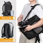 TARION Wasserdichter Kamerarucksack für DSLR - Grosse Tasche mit Laptopfach