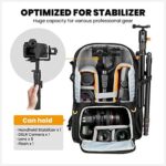 TARION Wasserdichter Kamerarucksack für DSLR - Grosse Tasche mit Laptopfach