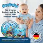 NouBaby® Grosse BPA-freie Wassermatte - Babymatte und Spielzeug ab 3 Monaten